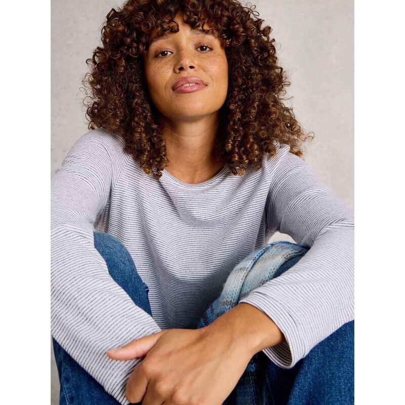 White Stuff Clara Ls Sparkle Tee image number 2